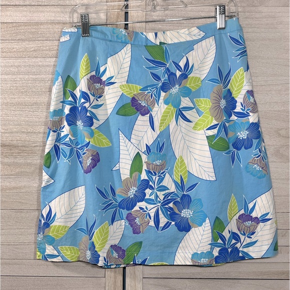 CATHY DANIELS Tropical Print Skort-12 - Picture 1 of 2